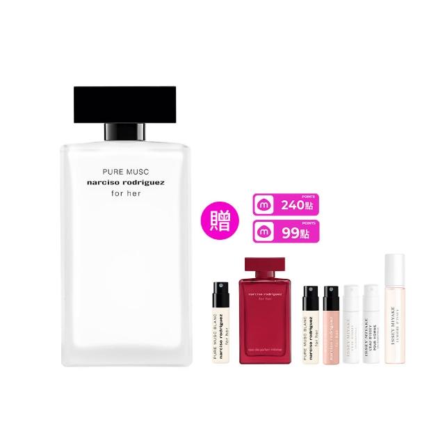 【NARCISO RODRIGUEZ】官方直營 for her 純粹繆思淡香精 100ml(社群話題斬男香)