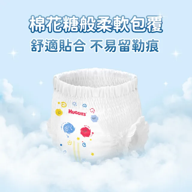【HUGGIES 好奇】超薄舒吸褲/褲型尿布/褲型紙尿褲 L-XXL(紙尿褲/尿布/箱)