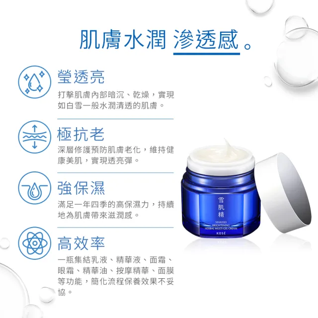 【KOSE 高絲】雪肌精 澄白薏透全效水凝凍80g