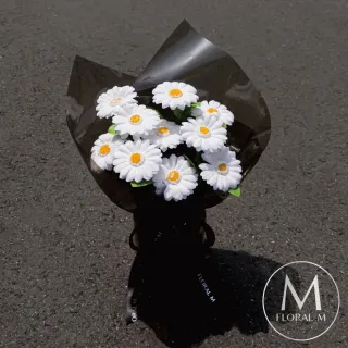 【Floral M】最好的祝福質感非洲菊小型香水花束(情人節花束/告白禮物/求婚花束/香水花束/生日花束)