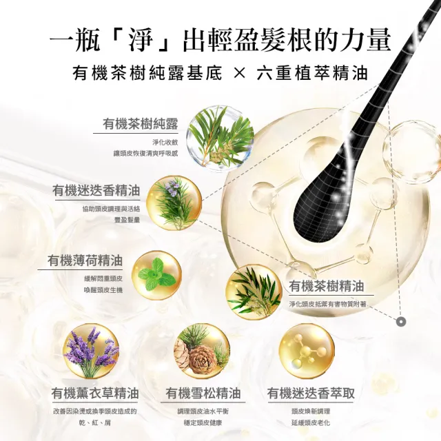 【Bonnie House 植享家】茶樹淨化頭皮調理噴霧100ml_ACO-二入組