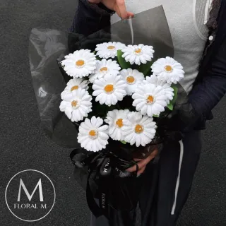 【Floral M】最好的祝福質感非洲菊大型香水花束(情人節花束/告白禮物/求婚花束/香水花束/生日花束)