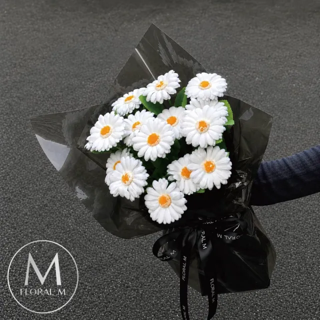【Floral M】最好的祝福質感非洲菊大型香水花束(情人節花束/告白禮物/求婚花束/香水花束/生日花束)