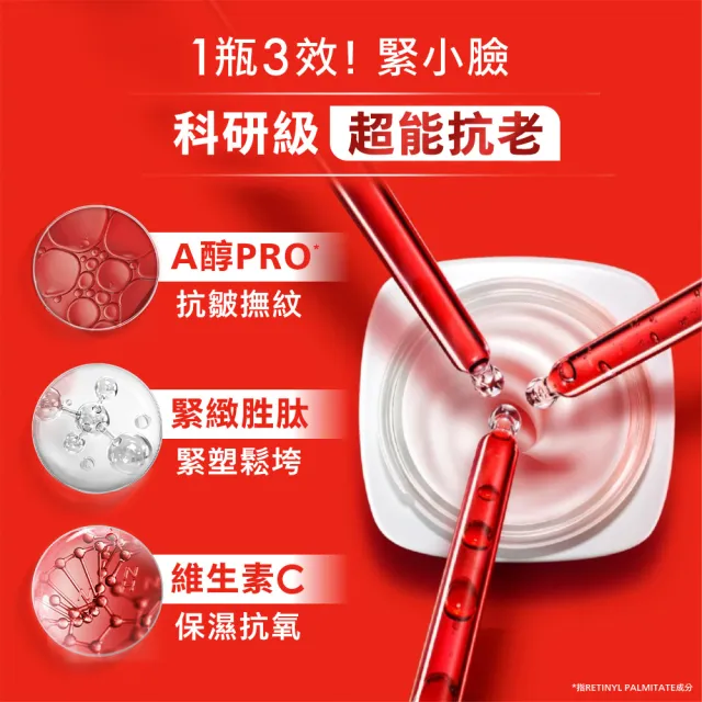 【L’OREAL Paris 巴黎萊雅】活力緊緻專研抗皺修護乳霜50ml_2入組(A醇PRO小臉霜)