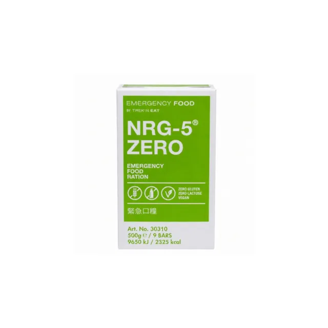 【KATADYN】NRG-5 ZERO 德國軍糧 緊急口糧 防災儲備糧食 無麩質純素 KT30310(馬布谷戶外)