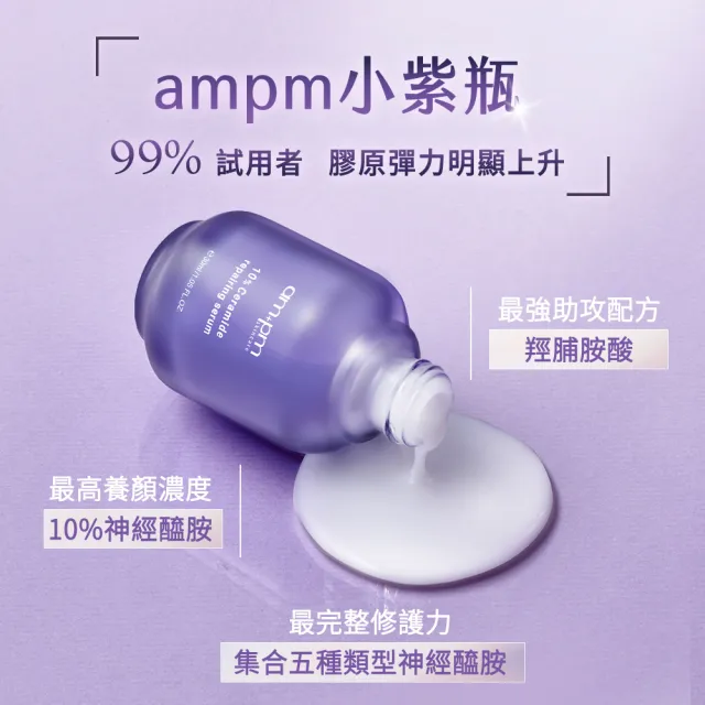 【ampm 牛爾】買1送1★10%神經醯胺修護精華30ml(醫美必備/敏感修護/舒緩乾癢)