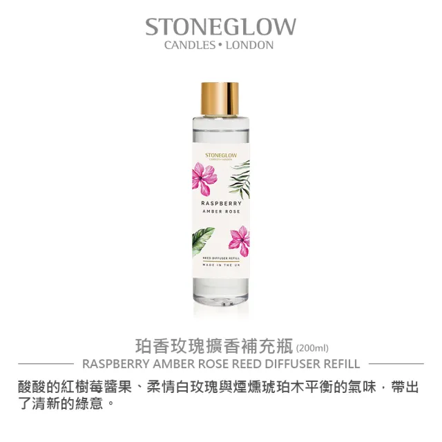 【STONEGLOW】英倫居家香氣補充續航組 (補充擴香瓶+擴香棒組+香氛噴霧)