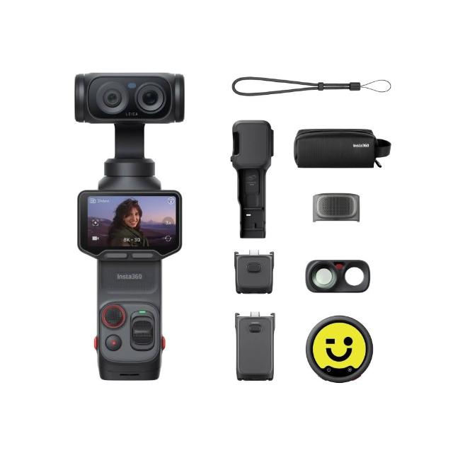 【Insta360】Luna Ultra 旗艦雙鏡頭雲台相機 創作者套裝 星曜黑