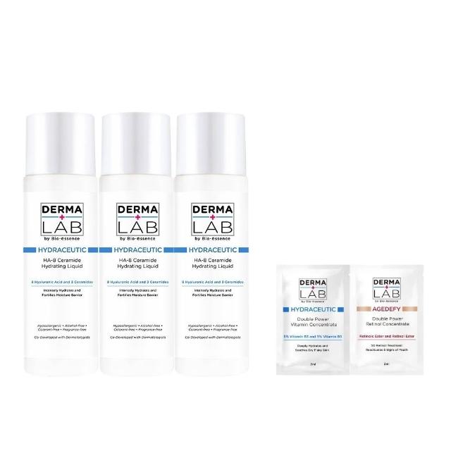 【DermaLab 德美醫研】HA-8分子釘修護保濕水100g(3入組)