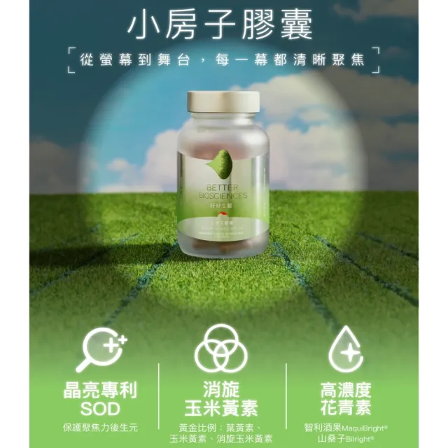 【好好生醫】燕窩酸益生菌＋小房子葉黃素補充包（中秋節限時優惠 膠原蛋白適用、養顏美容、晶亮抗藍光）