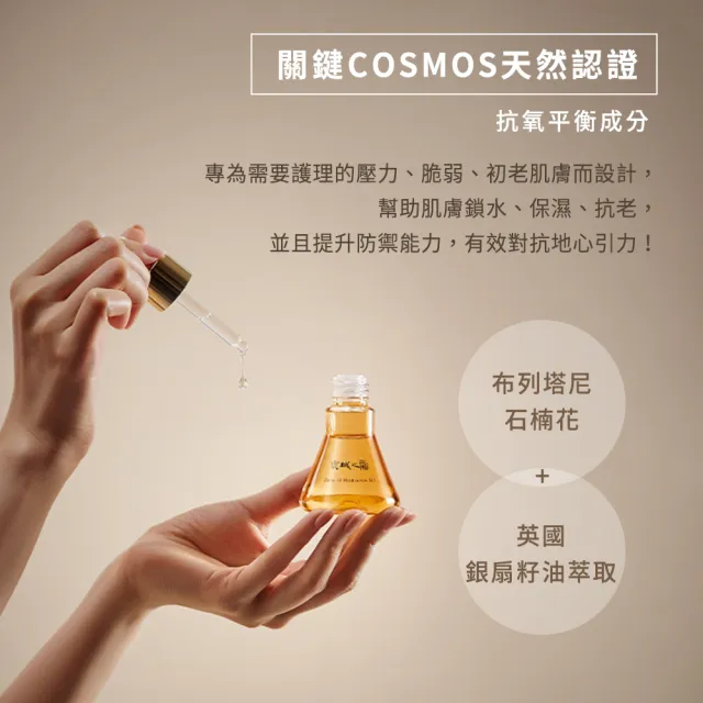 【牛爾京城之霜】獨家特規囤貨零重力平衡精華油14ml x3入再送4mlx2共50ml(輕盈不油膩/潤澤/細緻)