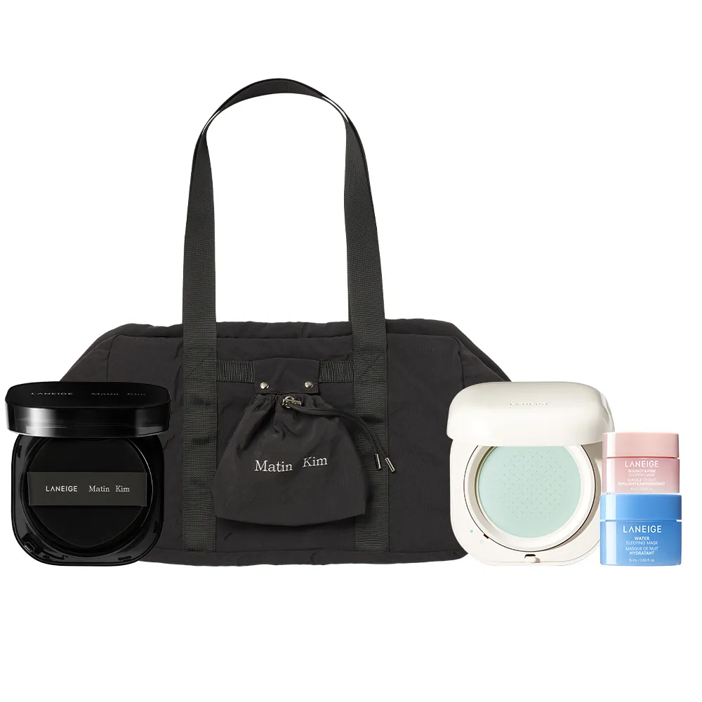 【LANEIGE 蘭芝】官方直營 LANEIGE x Matin Kim 限定版 NEO雙效持妝輕霧光氣墊+NEO型塑三效氣墊蜜粉