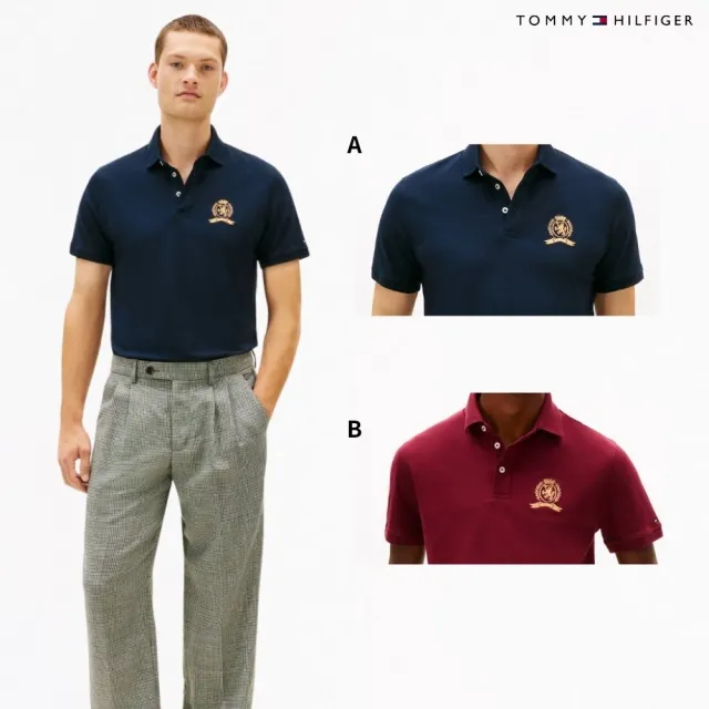 【TOMMY HILFIGER】官方旗艦館 品牌學院紳士POLO 標準 修身