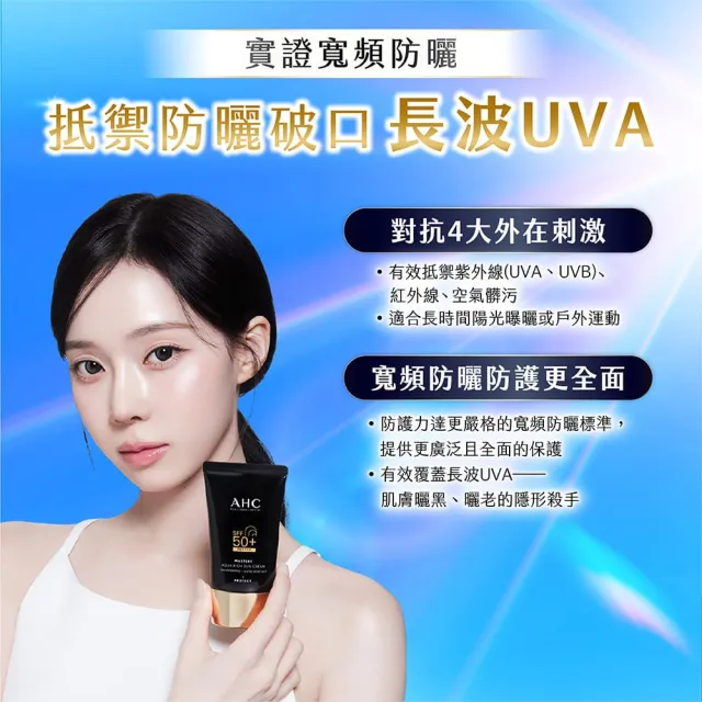 【AHC】買一送一★極致防禦長效水潤防曬乳30ml(防曬/防禦/長效/水潤)