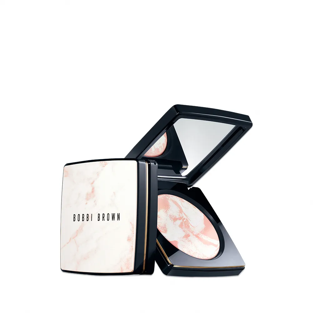 【Bobbi Brown 芭比波朗】大理石粉嫩蜜粉餅(控油x提亮 2合一 / 12hr鎖妝/毛孔瑕疵秒霧化)