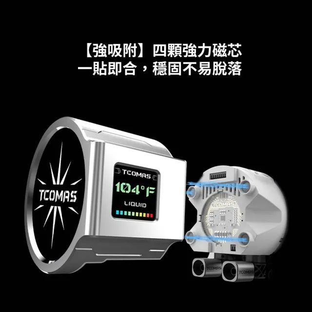 【TCOMAS】鈦鉭 EDGE 360 ARGB  CPU一體式水冷散熱器 黑色/白色 (TDP350W/快拆結構/加厚冷排)