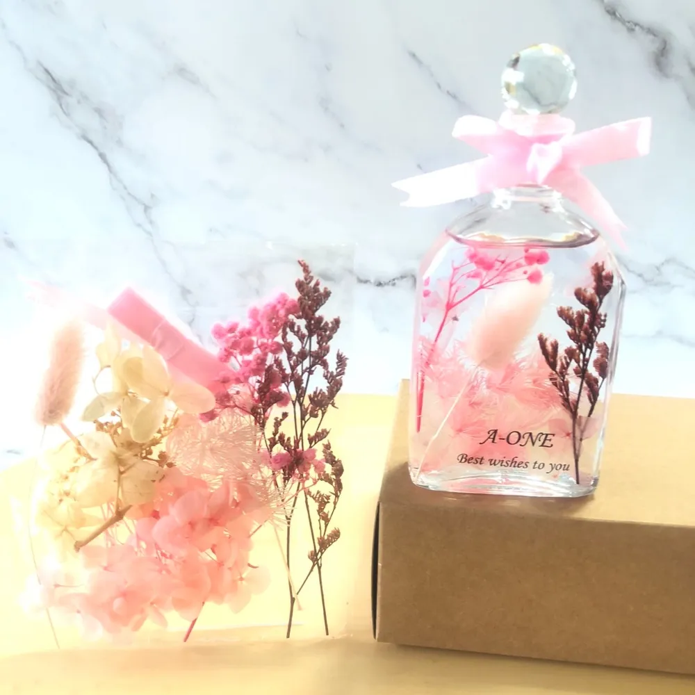 【A-ONE 匯旺】浮游花DIY材料包 DIY繽紛天然乾燥花 手作花材 花藝材料包 蓬萊松 勿忘我 永生花 浮油花 H25