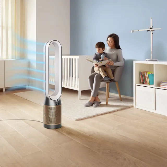 【dyson 戴森】TP12 Purifier Cool De-NOx 二合一甲醛NOx偵測涼風空氣清淨機(白金色)