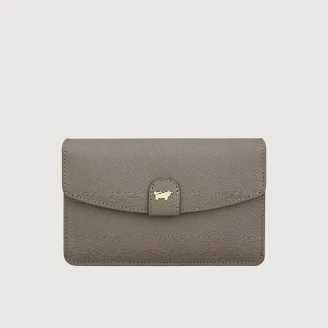 【BRAUN BUFFEL 德國小金牛】蘇菲娜-A 11卡兩折中夾-多色任選(BF885-500-BK/BRA/HM) 錢包送禮推薦