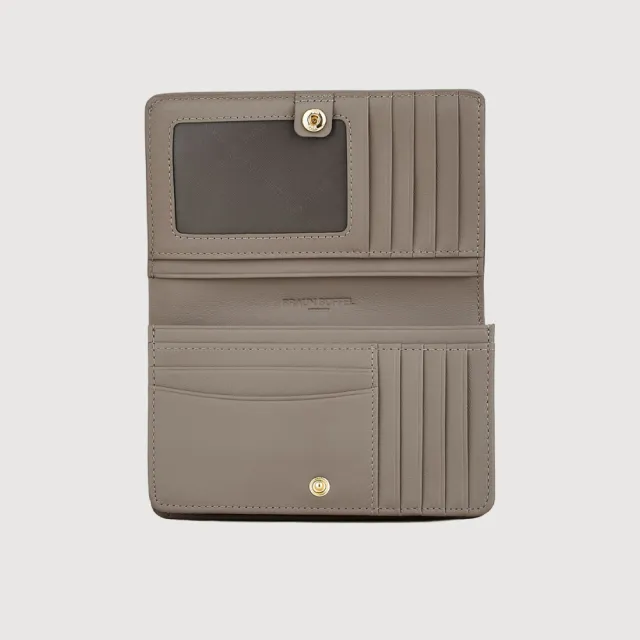 【BRAUN BUFFEL 德國小金牛】蘇菲娜-A 11卡兩折中夾-多色任選(BF885-500-BK/BRA/HM) 錢包送禮推薦