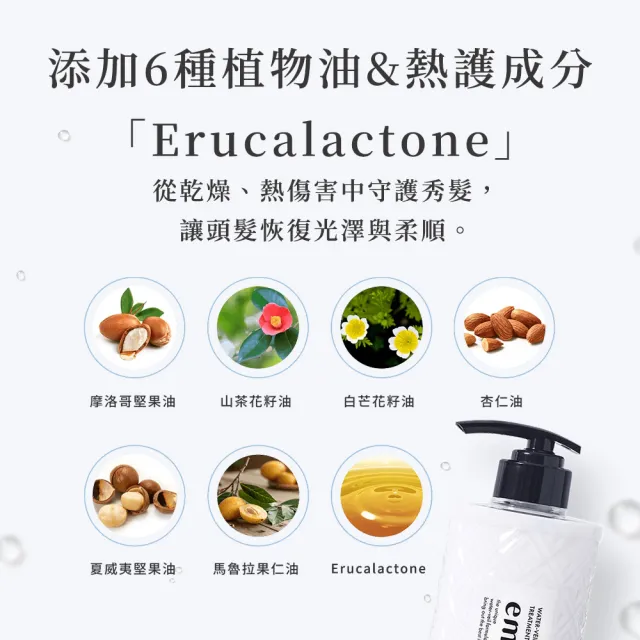 【emplir】安珀麗水光洗髮護髮1+1超值組(洗髮精420mL+護髮素420mL)