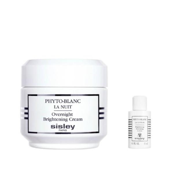 【Sisley 希思黎】官方直營 璀璨鑽白夜間水光晶凝露50ml(乳霜/美白/淡斑/提亮)