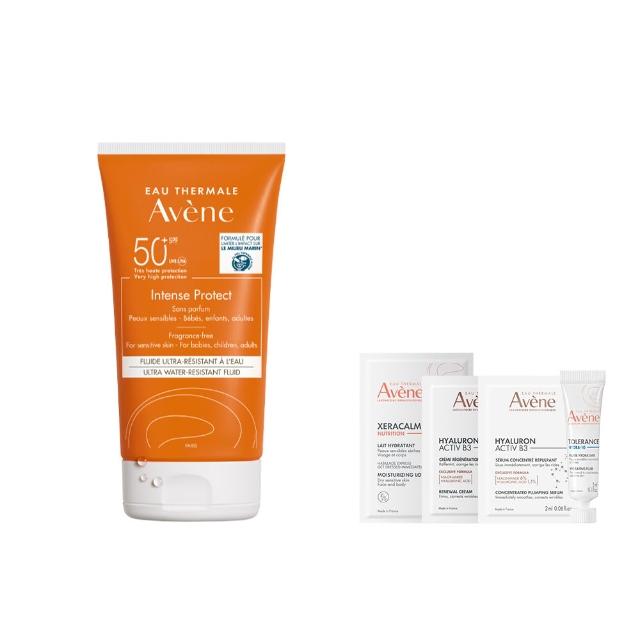 【Avene 雅漾】官方直營 抗藍光超能全護防曬液SPF50+150ml(海洋友善/嬰幼孕婦推薦/超防水/防曬)