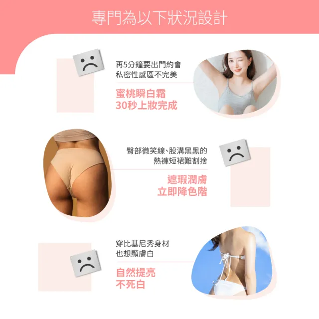 【VIGILL 婦潔】男女私密美白專用瞬白組(身體+私密處瞬亮白保養組)