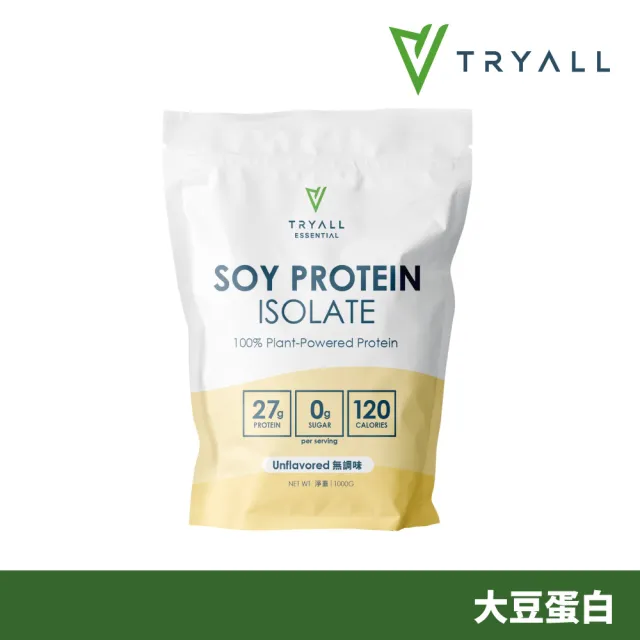 (分次配)【TRYALL】分離大豆蛋白(1kg/袋)