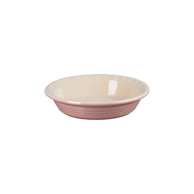 【Le Creuset】瓷器圓派盤 23 cm(甜心粉)