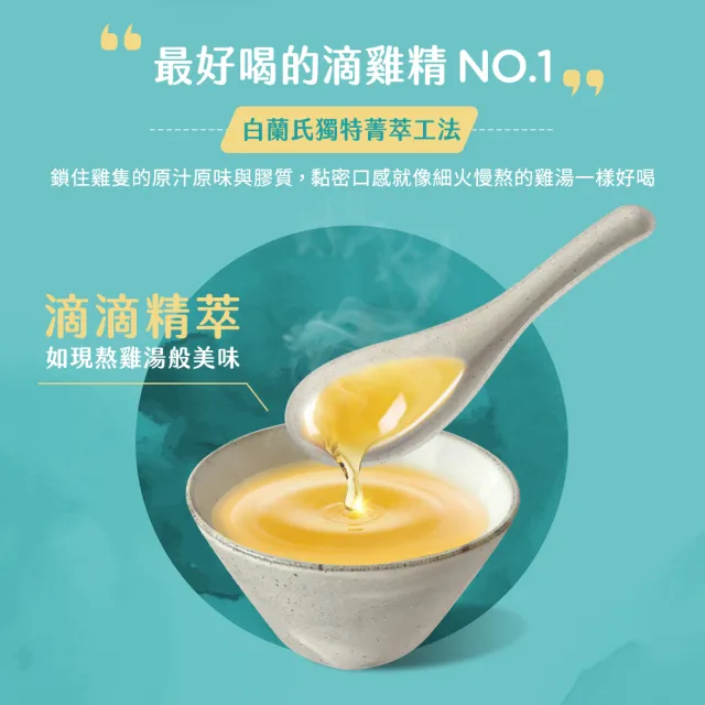 【白蘭氏】萃雞精-膠原蛋白菁萃42ml*30入*2盒 (共60入) 禮盒 送禮首選(No.1最好喝滴雞精 膠原蛋白增量)