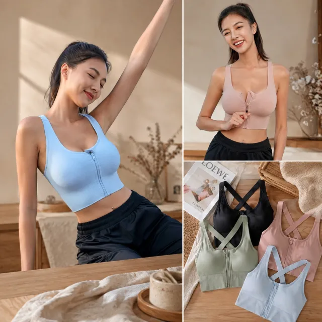 【LEESA】無鋼圈內衣\瑜珈服\瑜珈背心\內衣\運動背心\造型內衣\運動內衣\透氣\健身內衣\女生內