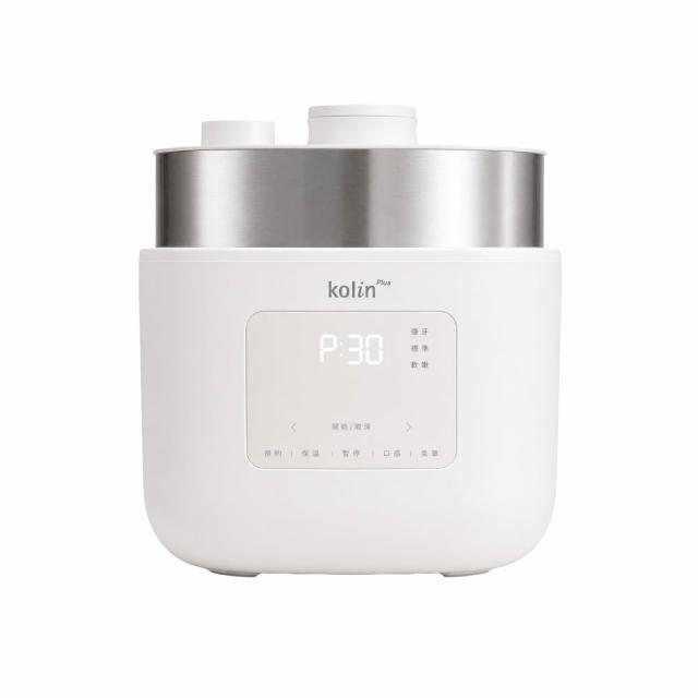 【Kolin 歌林】★加碼贈史努比微波爐烹調鍋★kolin plus 無塗層美型萬用鍋(奶白/灰杏)