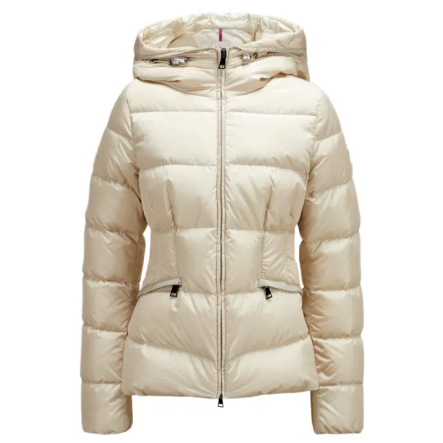 【MONCLER】女款 AVOCE 連帽羽絨外套-象牙白色(1號USA-S、3號USA-L)