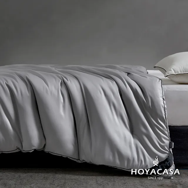 【HOYACASA  禾雅寢具】極境黑曜 WARM-X抗菌恆溫太空冬被-單人5x7尺 棉被/冬被  速達