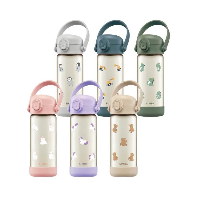 【Simba 小獅王辛巴】鉑金PPSU兒童水壺400ml(順順杯/直飲/吸管/幼兒園水壺)