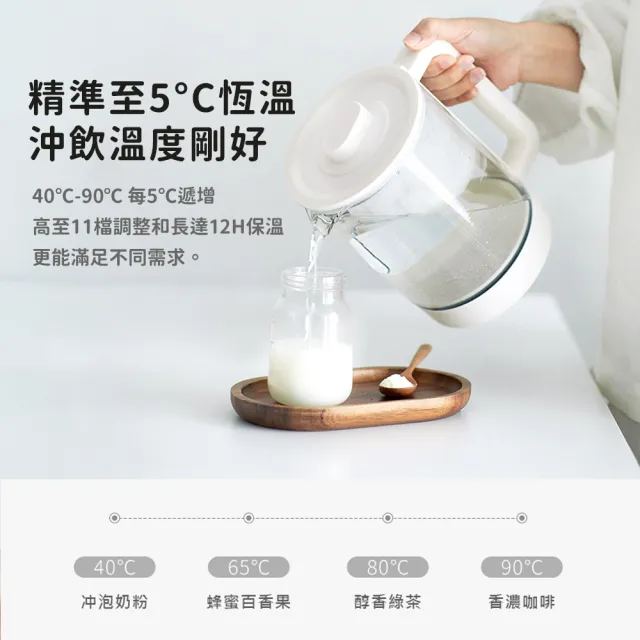 【APIXINTL】日本安本素1.5L智慧多功能養生壺(AO-EBM156)