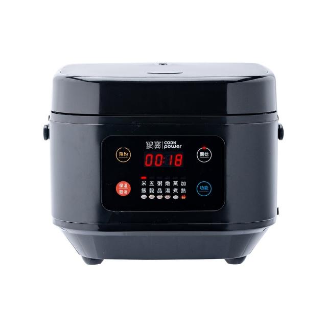 【CookPower 鍋寶】微電腦多功能電子鍋/炊飯鍋/陶瓷內鍋 6人份-黑(RCO-360)