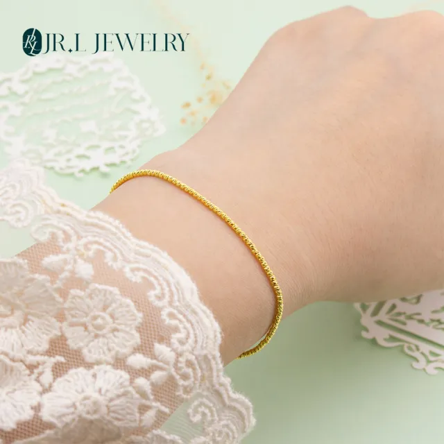 【JR.L JEWELRY】18K金 極簡風尚 K金手鍊