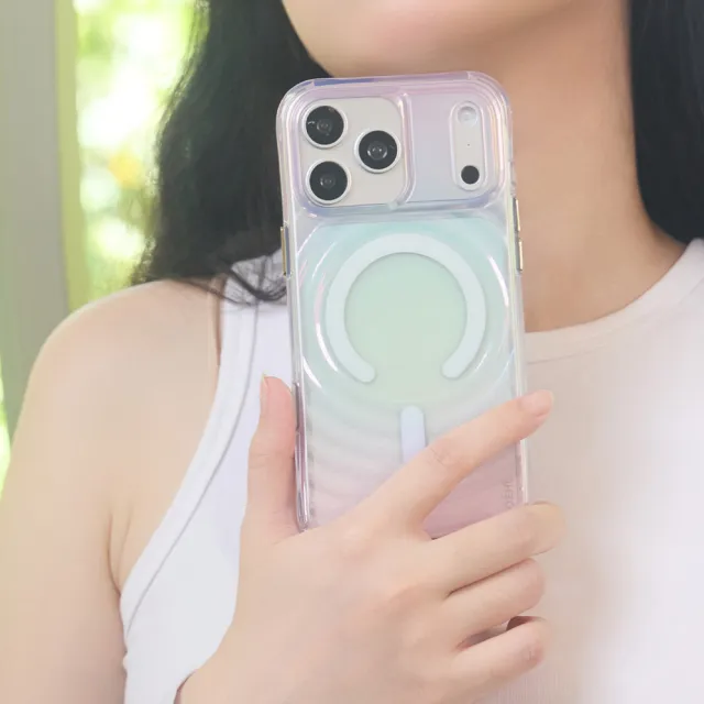【Uniq】iPhone 18 Pro  Coehl Vela水波紋磁吸保護殼/手機殼 附掛扣