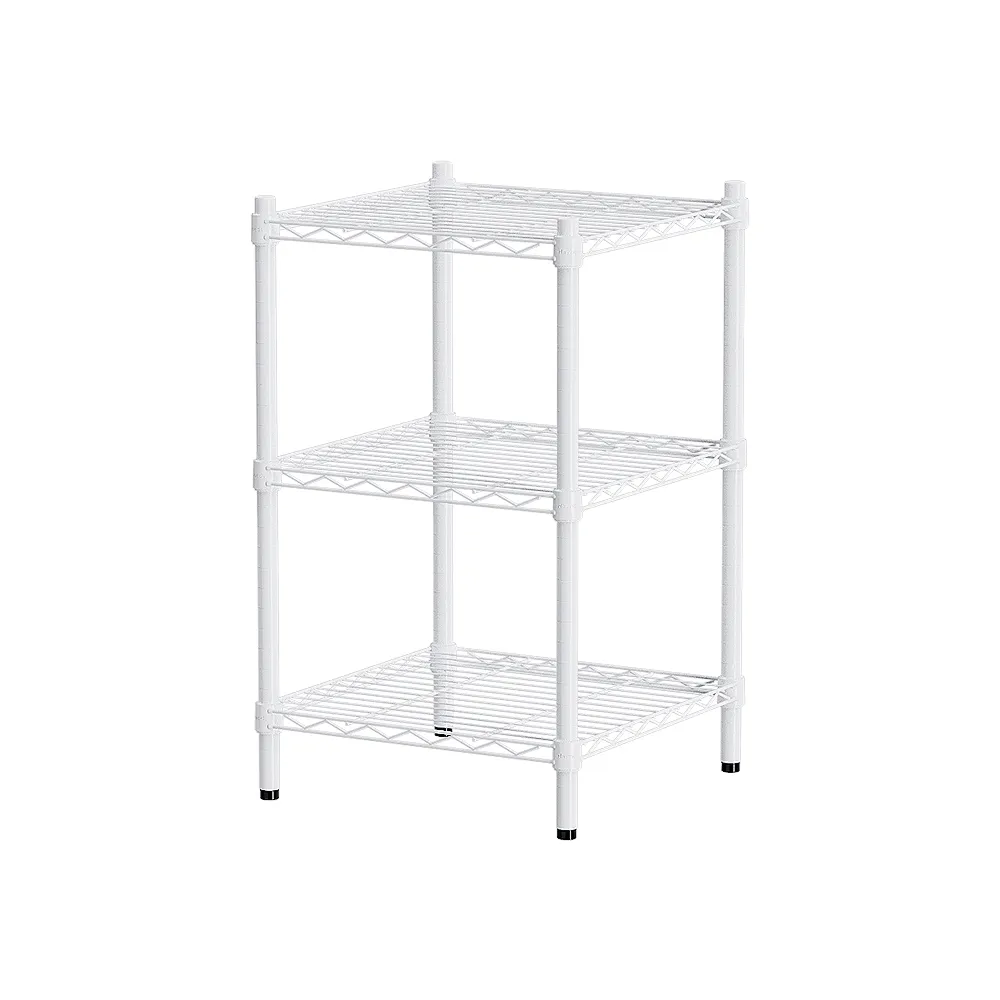 【dayneeds 日需百備】輕型 45x45x75公分烤漆三層架(鐵力士架/收納層架/鞋架/展示架/層架/鐵架)