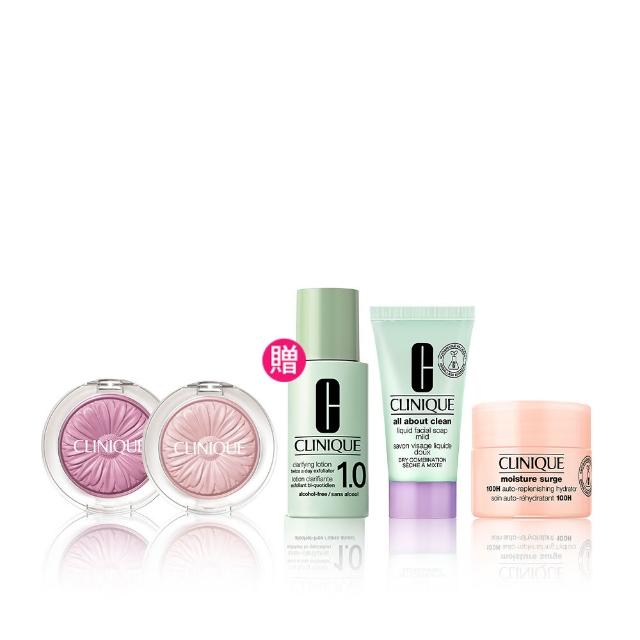 【CLINIQUE 倩碧】小花腮紅雙入限定組(花漾腮紅x2)