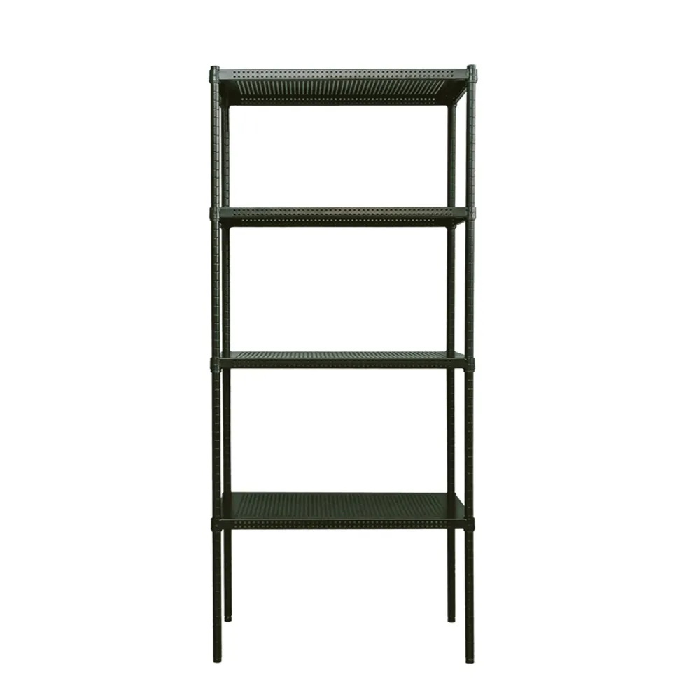 【dayneeds 日需百備】極致美學 90x35x210公分烤漆四層架(沖孔鐵架/收納層架/展示架/層架/鐵架)