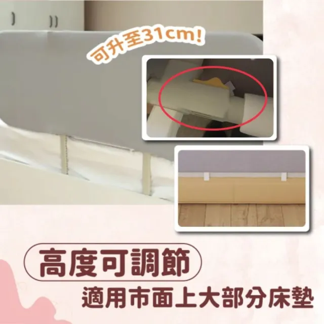 【KIDS PARK】旅行床圍 折疊床護欄 120公分長度一組 送手提袋(床護欄/床圍欄/成人老人床邊護欄)