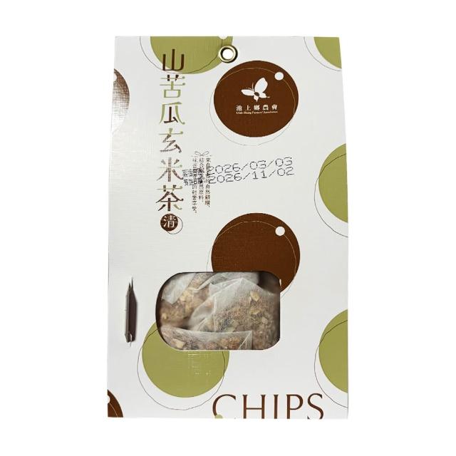 【池上鄉農會】山苦瓜玄米茶10gX12入/袋(立體茶包.袋茶)