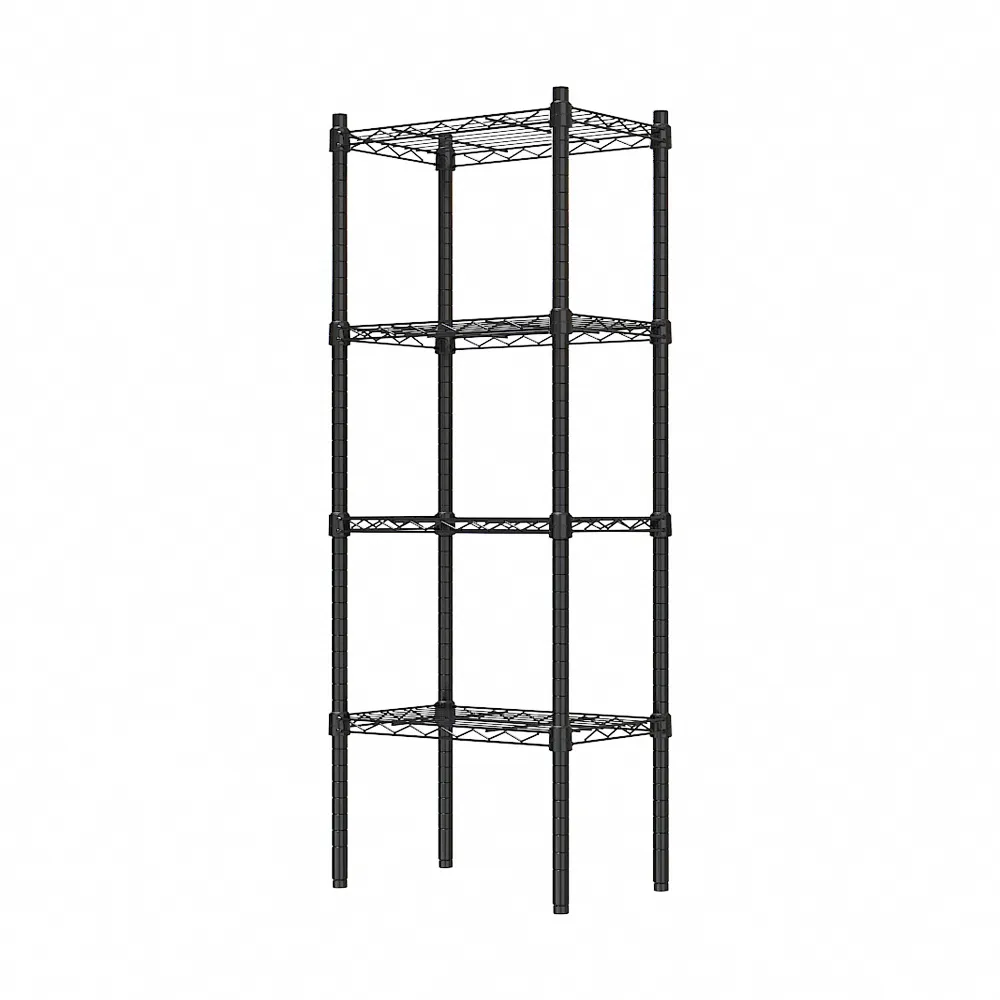 【dayneeds 日需百備】輕型 45x30x120公分 烤漆四層架 兩色可選(鐵力士架/收納層架/鞋架/展示架)