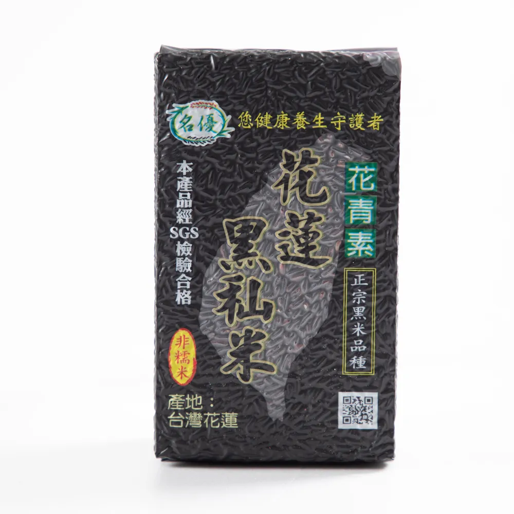 【名優】花蓮養生黑秈米16 包組(600g/包)