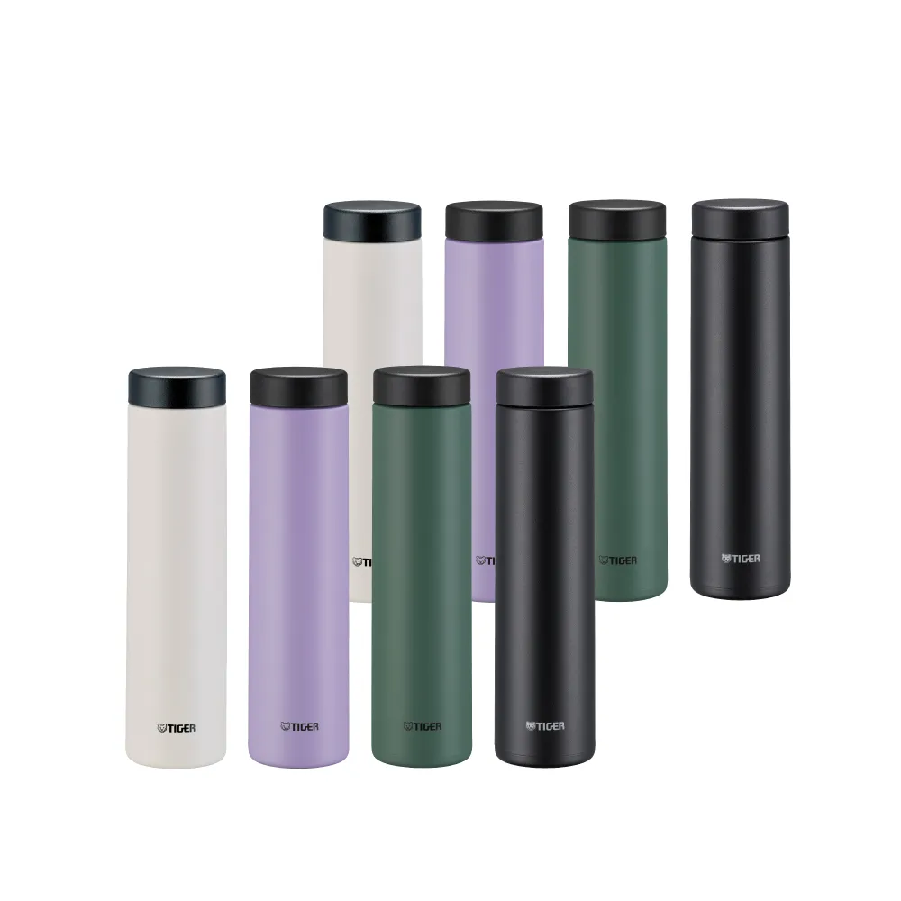 【TIGER 虎牌】買1送1 夢重力旋蓋雙層不鏽鋼保溫瓶 600ml(MMZ-W060輕量保溫杯)