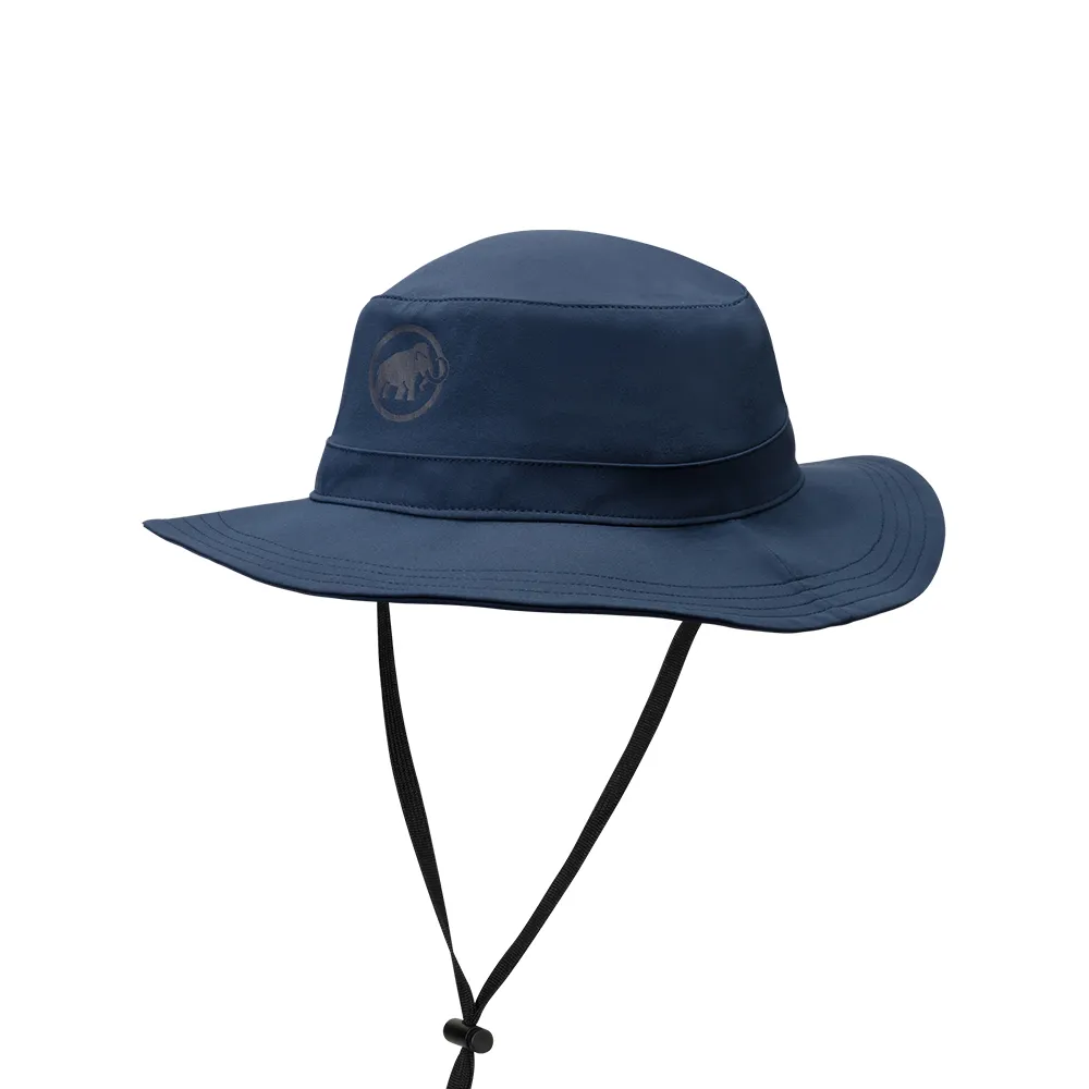 【Mammut 長毛象官方直營】Runbold Hat 休閒輕量透氣漁夫帽 海洋藍 #1191-04613