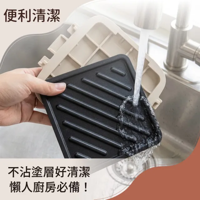 CALVIO 微波專用熱壓吐司機(熱壓吐司機推薦/吐司熱壓機/熱壓吐司烤盤/微波爐專用/磚壓三明治)